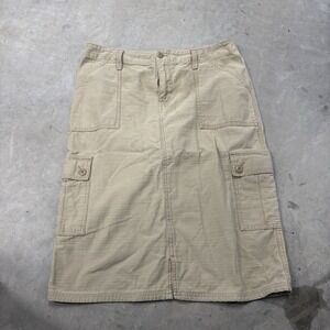 Vintage Levi Strauss Signature Beige Cargo‎ Skirt